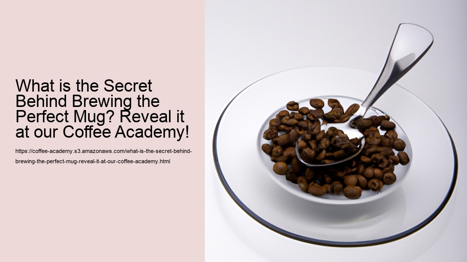 What is the Secret Behind Brewing the Perfect Mug? Reveal it at our Coffee Academy!