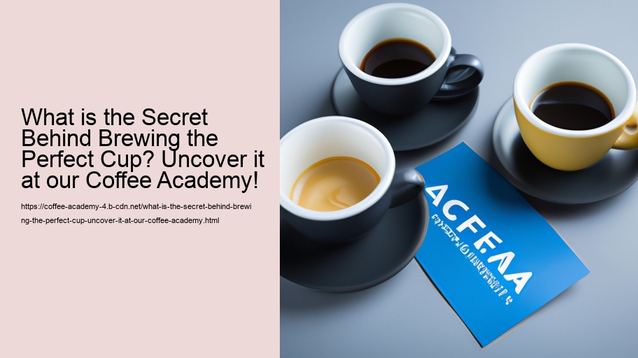 What is the Secret Behind Brewing the Perfect Cup? Uncover it at our Coffee Academy!