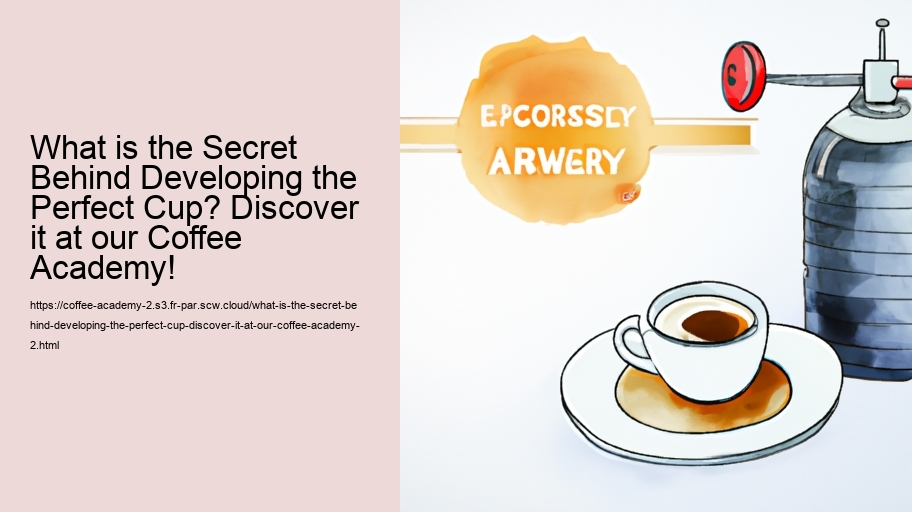 What is the Secret Behind Developing the Perfect Cup? Discover it at our Coffee Academy!