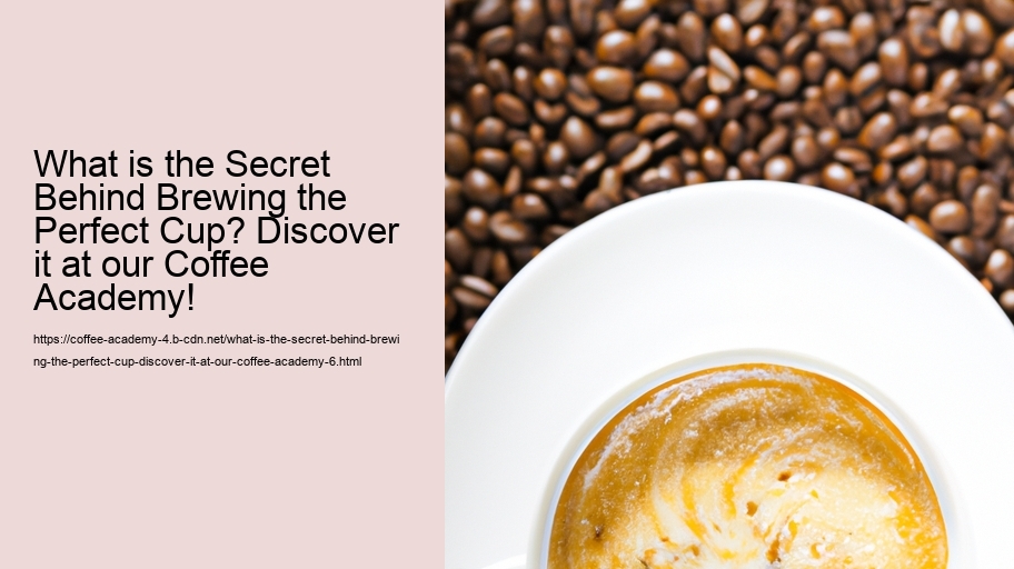 What is the Secret Behind Brewing the Perfect Cup? Discover it at our Coffee Academy!