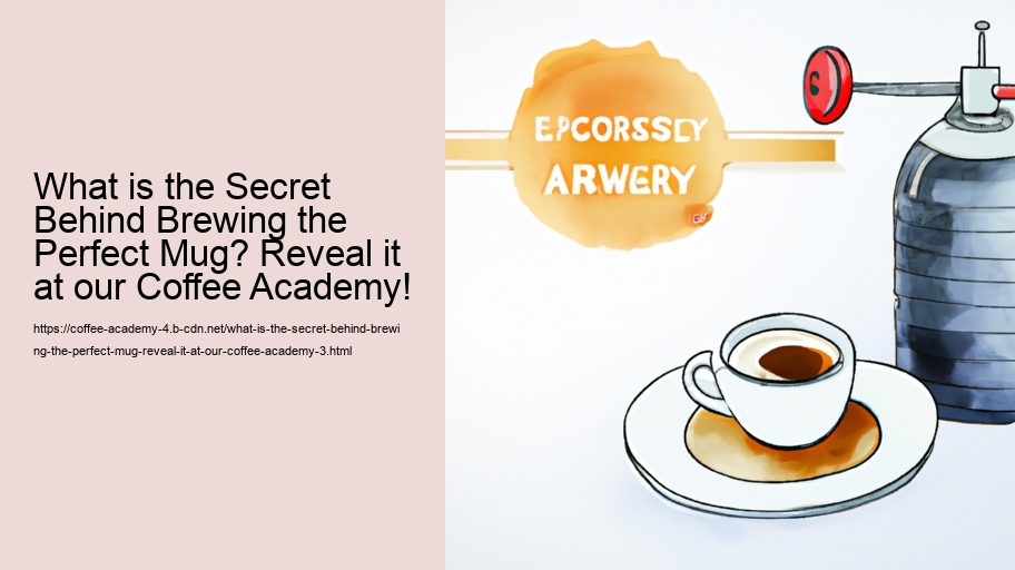What is the Secret Behind Brewing the Perfect Mug? Reveal it at our Coffee Academy!